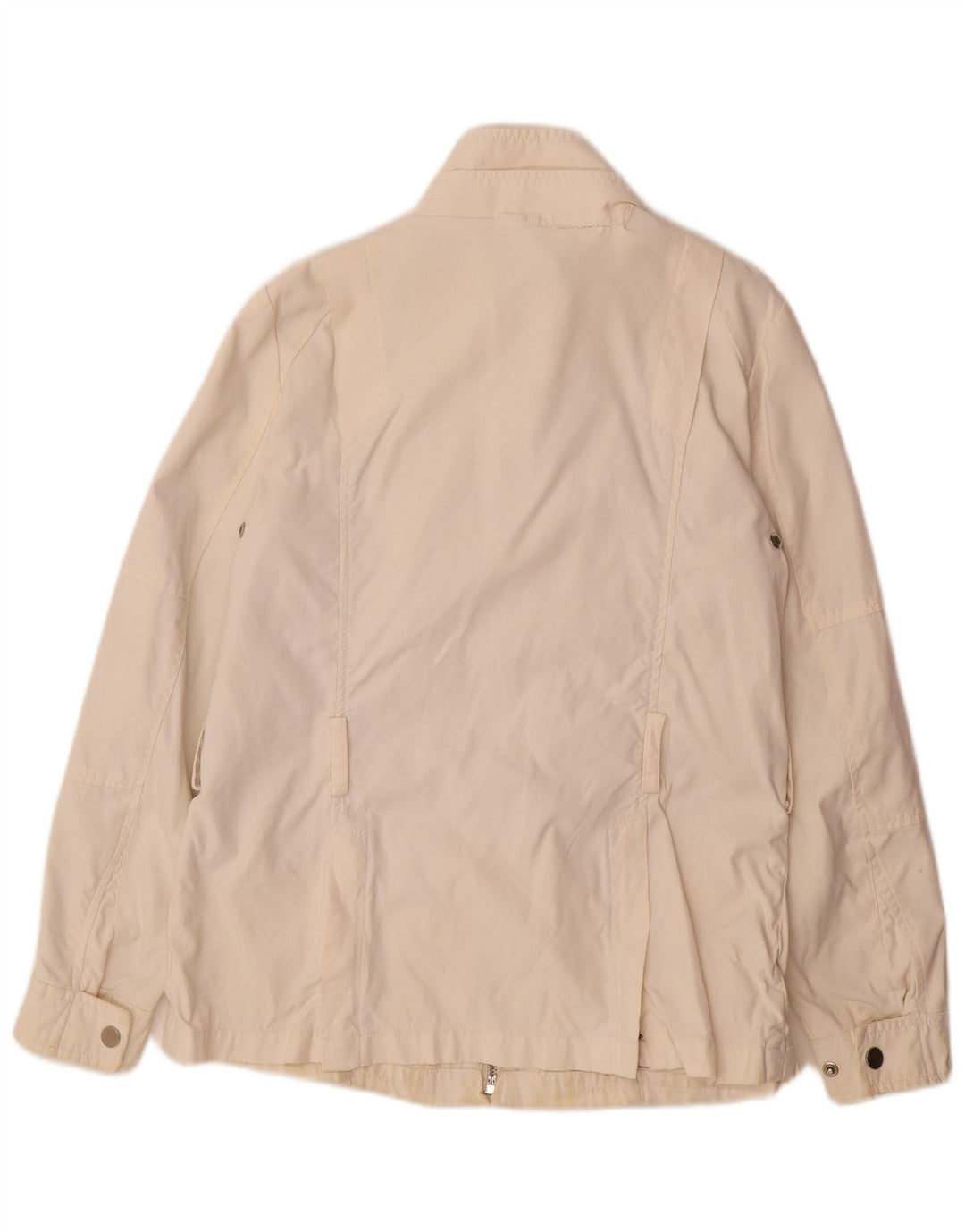 Zara Womens Utility Jacket UK 16 Large Off White Nylon