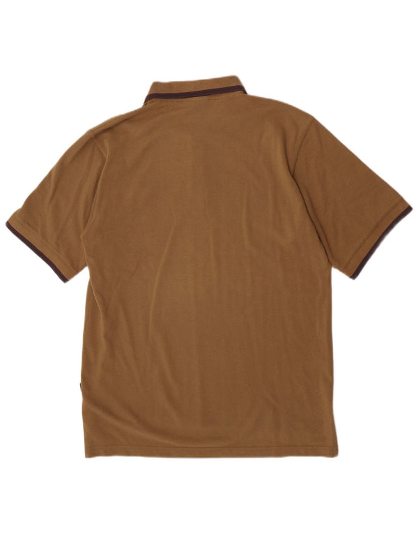 Adidas Polo Shirt til mænd UK 40/42 Medium Beige Bomuld