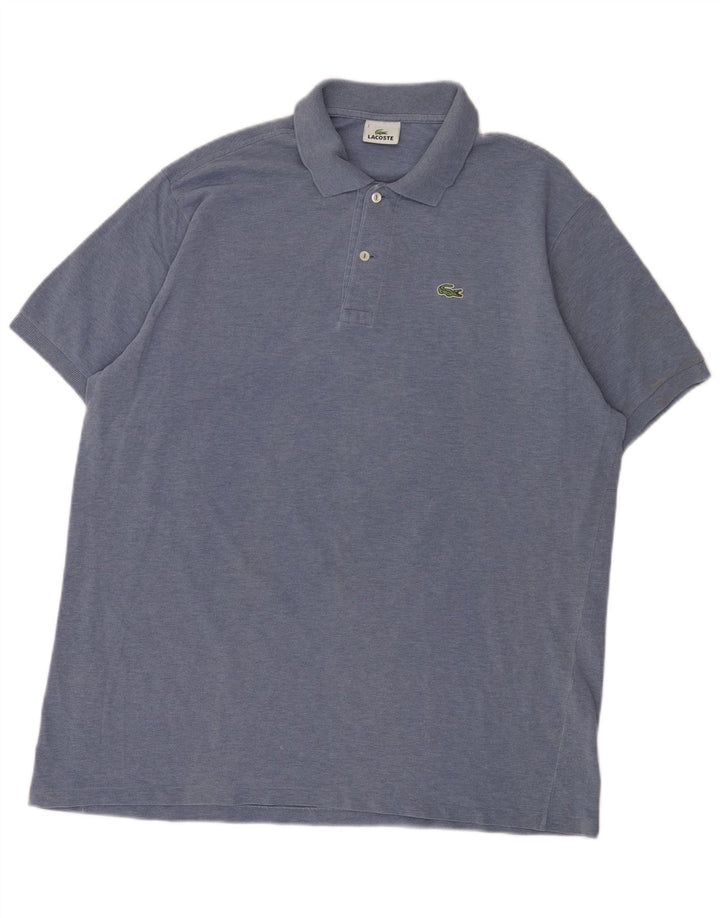 Lacoste Herre Polo Shirt Str. 7 2XL Blå Bomuld