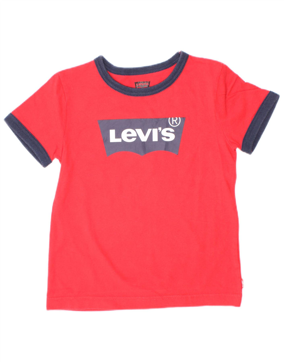 Levi's Boys Grafisk T-Shirt Top 3-4 År Rød Colourblock