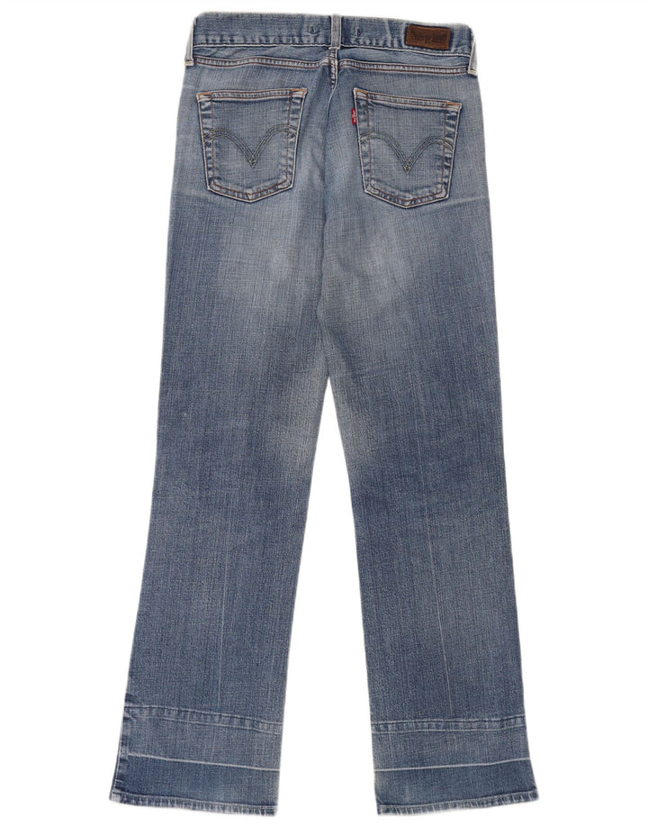 Levi's Dame Eve Square Cut Straight Jeans W30 L34 Blå Bomuld