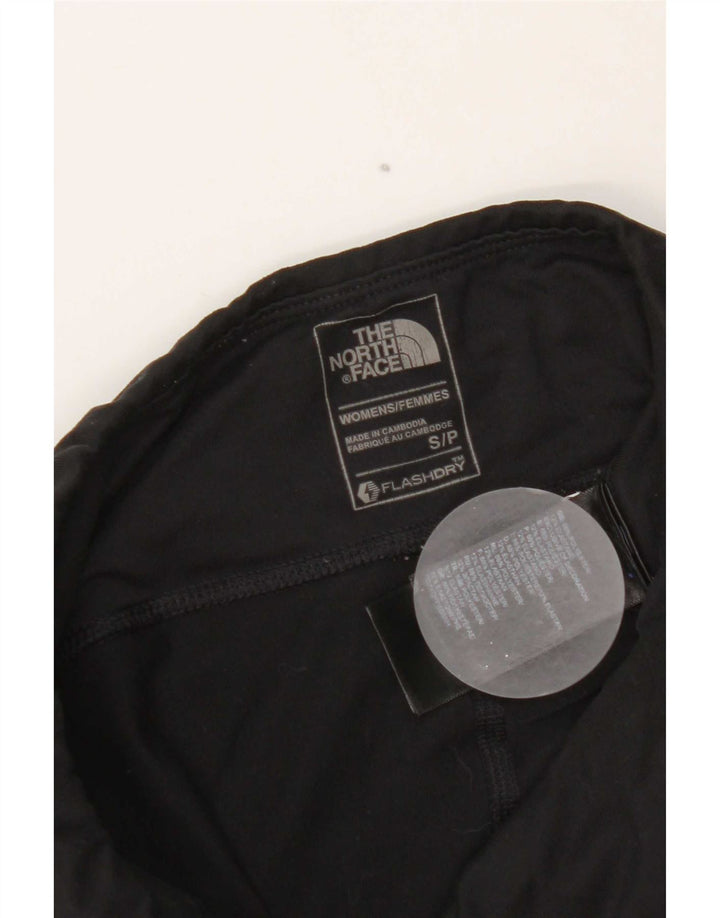 The North Face Dame Capri Leggings UK 10 Small Black Polyester