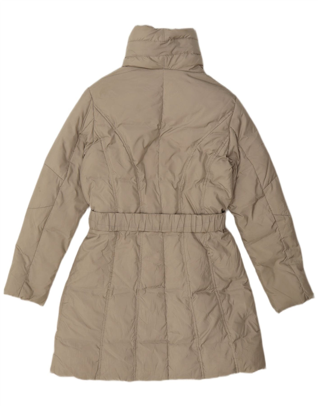 Conte of Florence Polstret Frakke IT 42 Medium Beige Polyester til kvinder