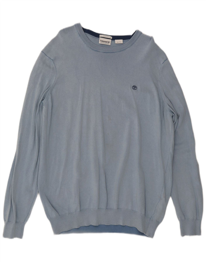 Timberland Herre sweater med rund hals 2XL blå bomuld