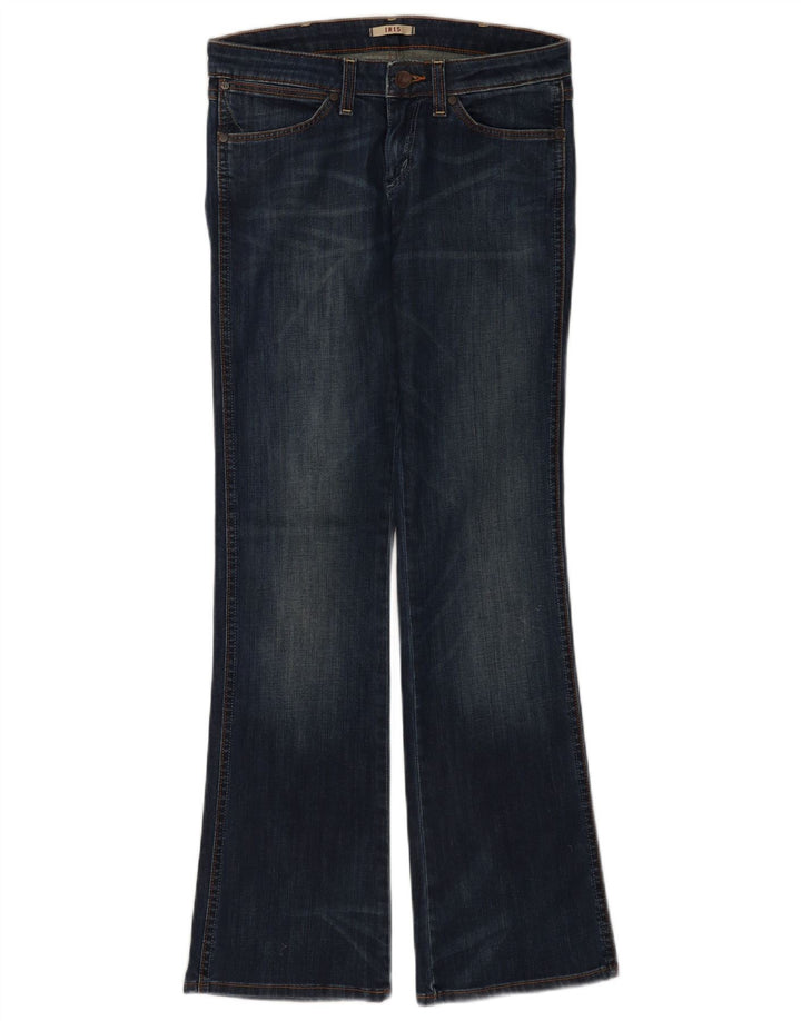 Wrangler Dame Iris Bootcut Jeans W27 L32 Marineblå Bomuld