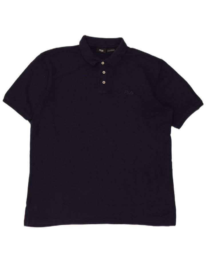 Fila herre polo shirt 2XL marineblå bomuld