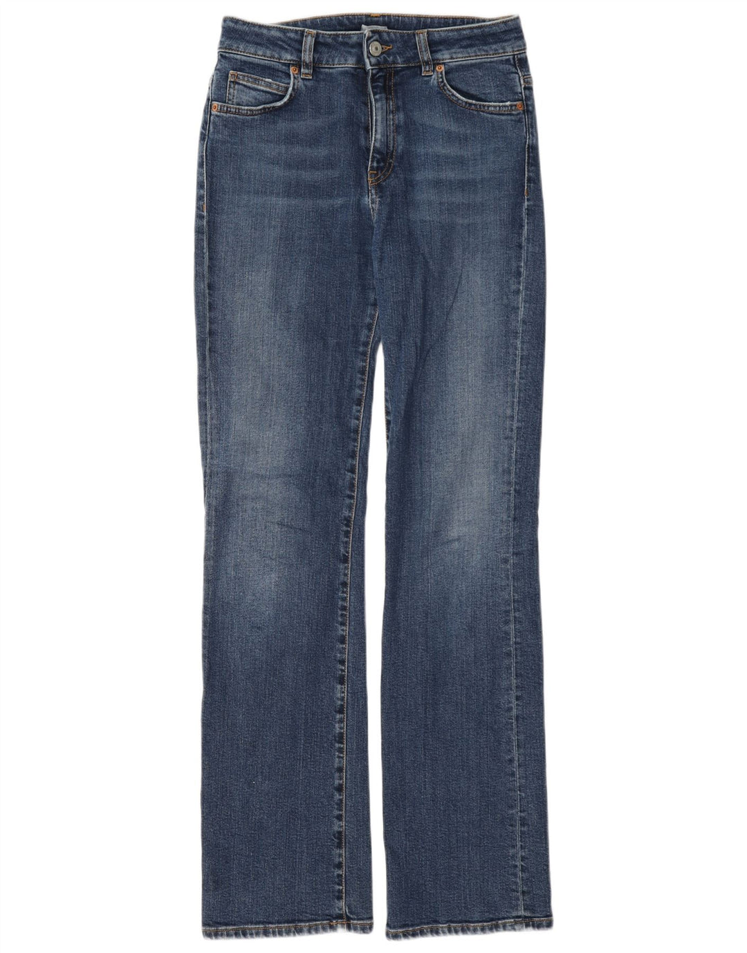 8 by Yoox Dame Bootcut Jeans W28 L32 Blå
