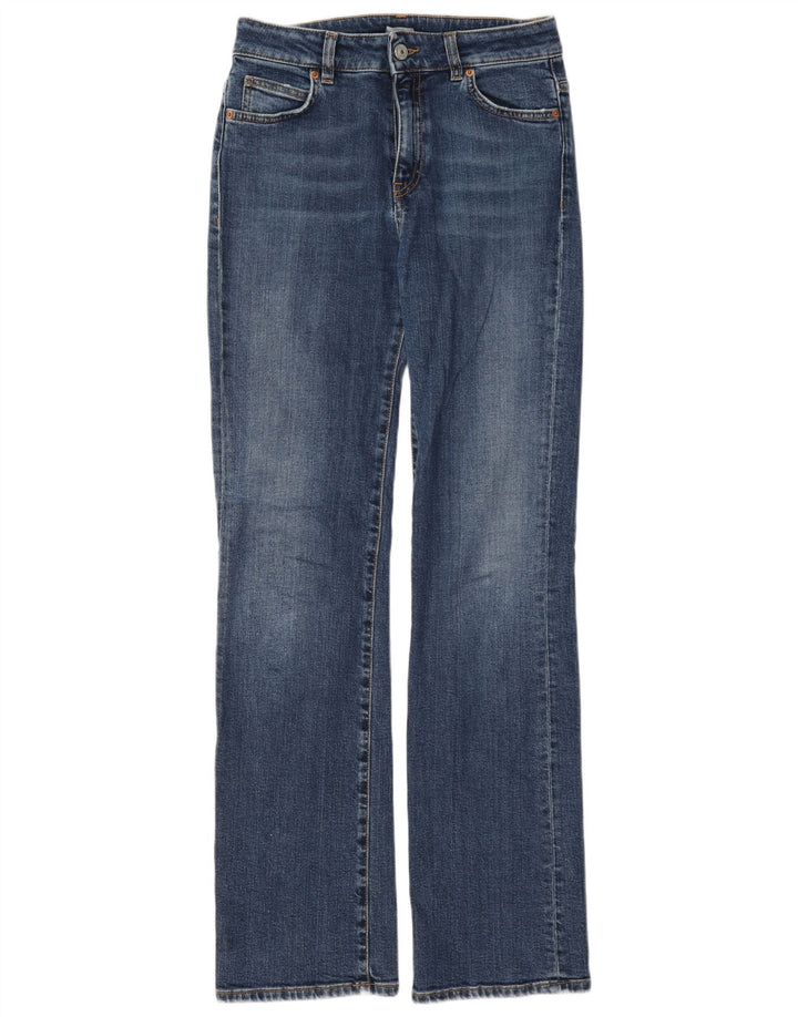 8 by Yoox Dame Bootcut Jeans W28 L32 Blå