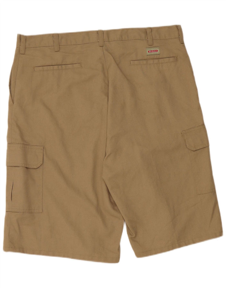 DICKIES Mens Cargo Shorts W38 XL Beige Polyester