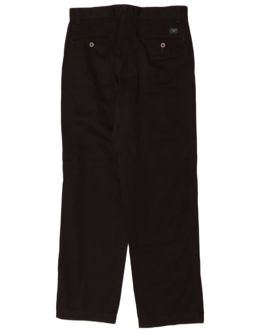 Dockers Herre Khakis Lige Chinobukser W32 L32 Sort