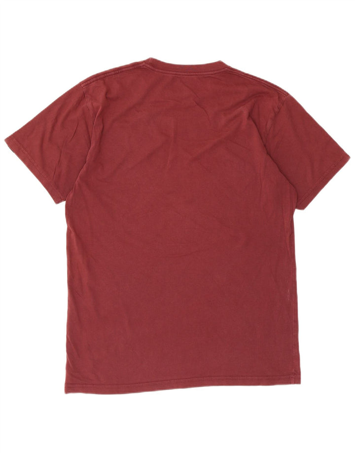 Vans Herre Classic Fit T-Shirt Top Medium Maroon Bomuld