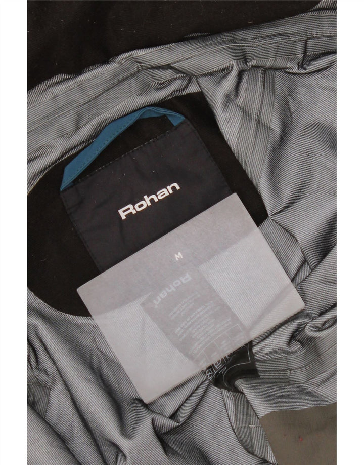 Rohan Herre Hooded Windbreaker Jacket UK 38 Medium Blue Polyamide