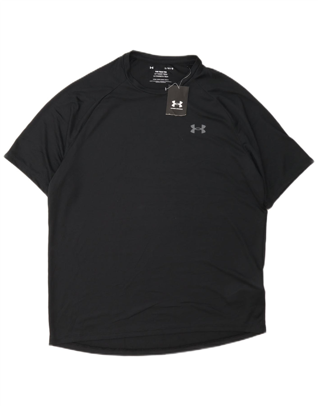 Under Armour Herre T-Shirt Top Stor Sort Polyester