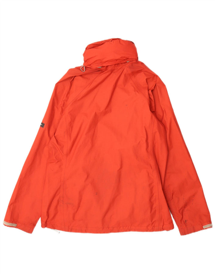 Berghaus Dame Hætte Oversized Windbreaker Jacket UK 10 Small Orange