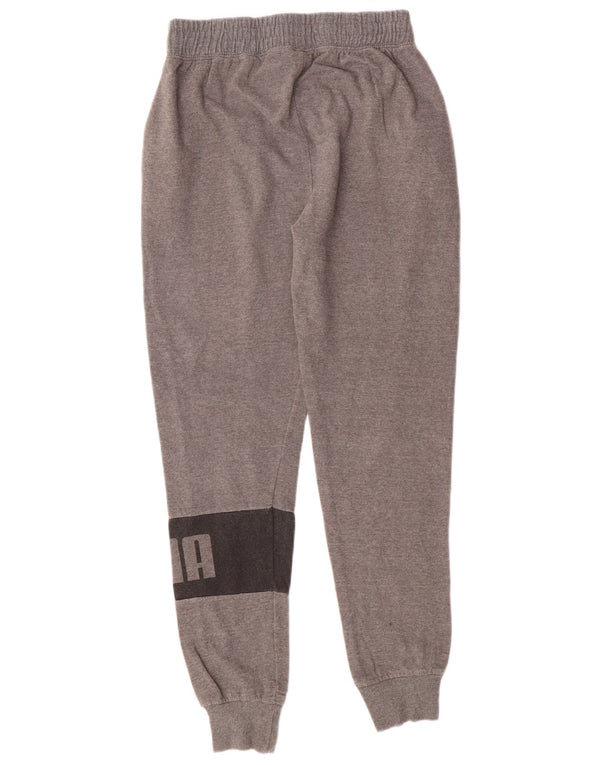 Puma Boys Grafisk træningsdragt Bukser Joggers 15-16 år XL Grå Bomuld