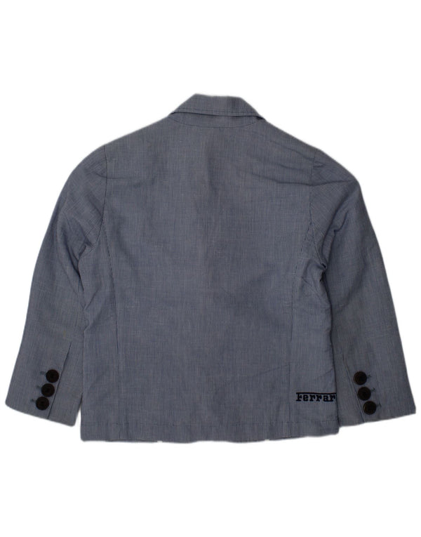 Ferrari Boys 2-knaps blazerjakke 3-4 år blå nålestribe