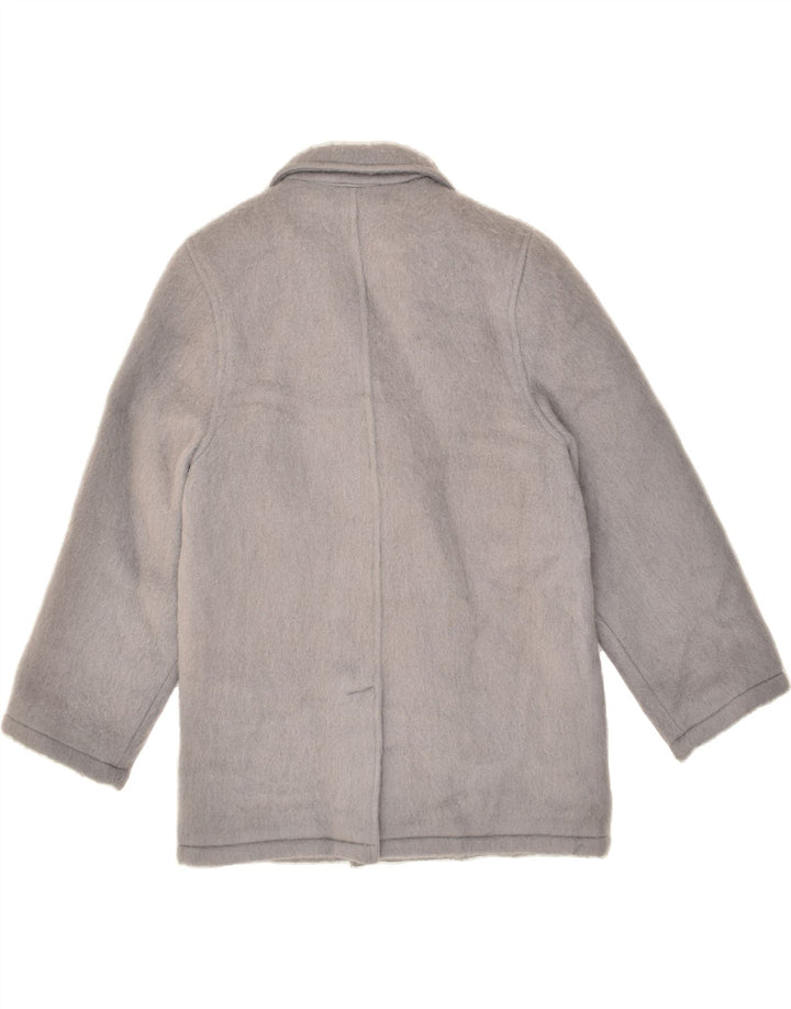 INCOM Womens Double Breasted Coat IT 42 Medium Grey | Vintage Incom | Thrift | Second-Hand Incom | Used Clothing | Messina Hembry 