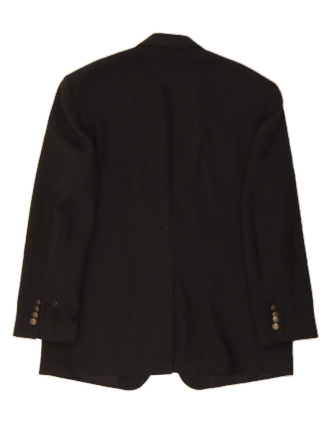 DOCKERS Mens 2 Button Blazer Jacket UK 44 2XL Black Polyester Vintage Dockers and Second-Hand Dockers from Messina Hembry 