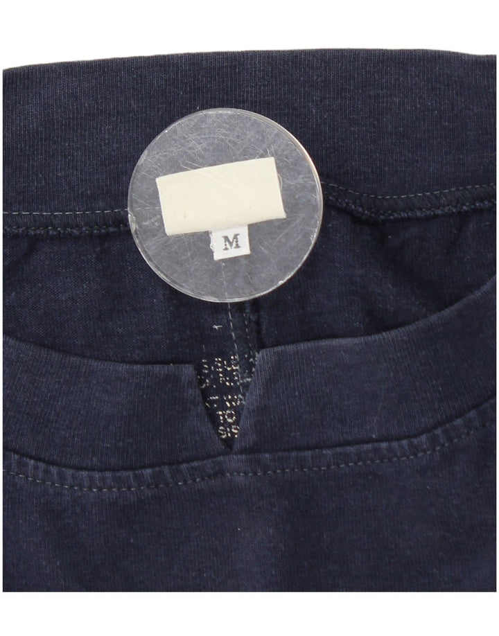 Sisley Womens Grafisk Oversized Sweatshirt Jumper UK 14 Medium Navy Blue