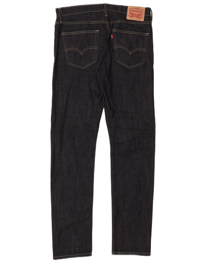 Levi's Herre 508 Slim Jeans W32 L34 Marineblå Bomuld