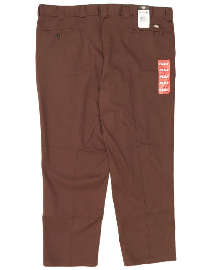 Dickies Herre Lige Original Fit Chino Bukser W48 L32 Brun Polyester