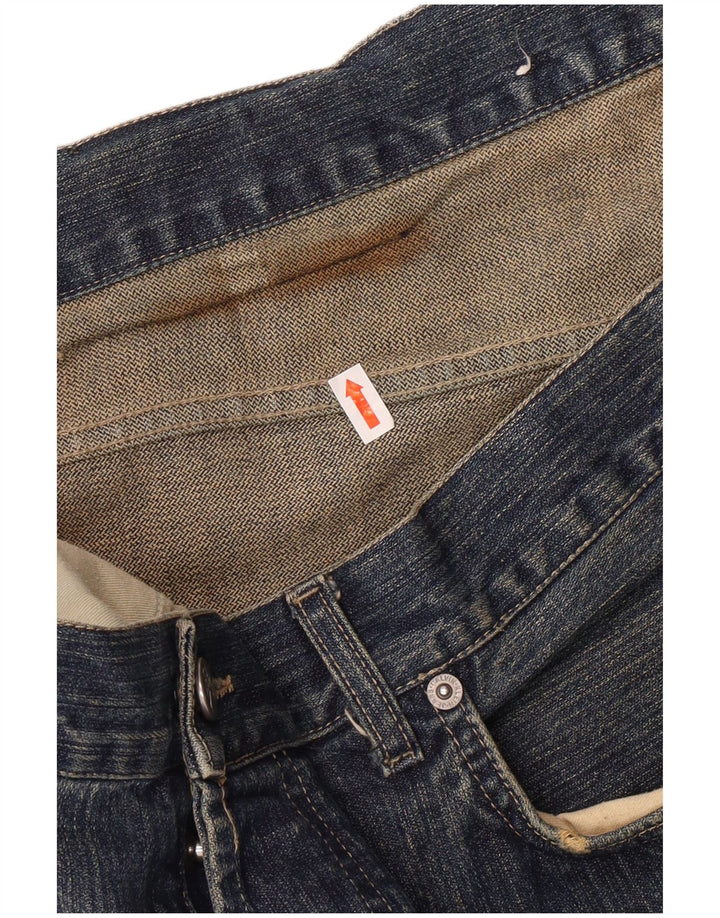 CALVIN KLEIN Mens Straight Jeans W36 L35 Blue Cotton