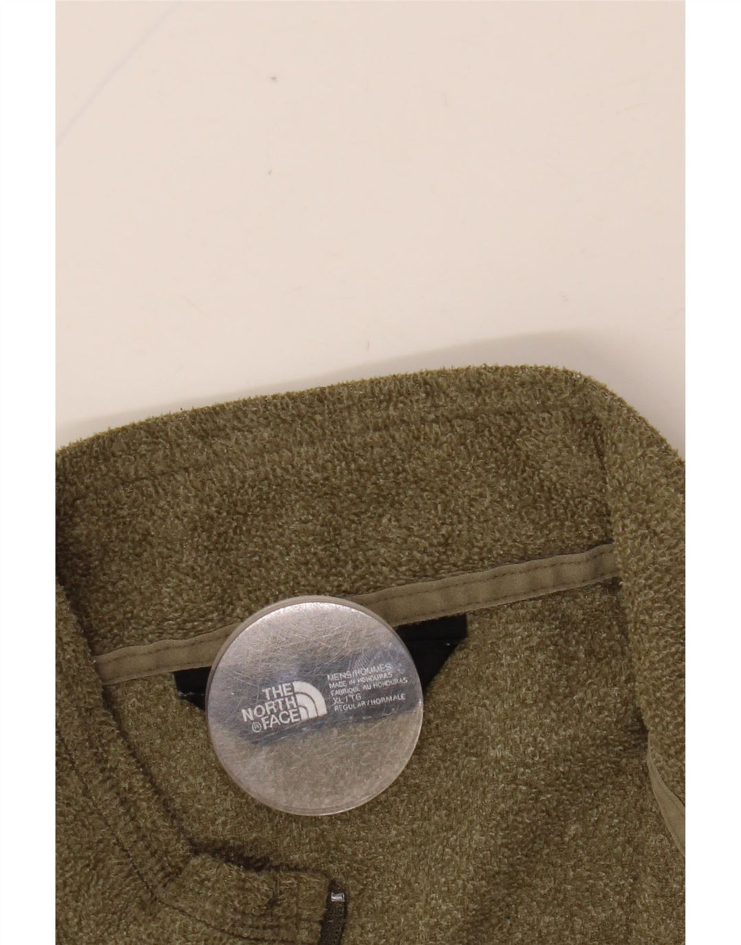 THE NORTH FACE Fleecetrøje til mænd med lynlås XL Khaki