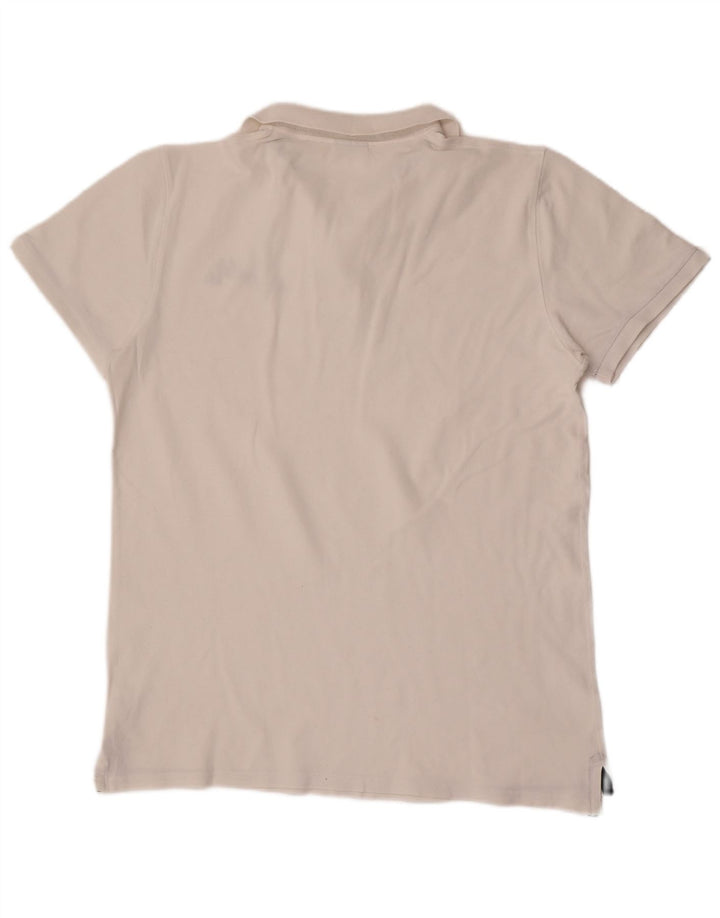 Fred Mello Herre Polo Shirt 2XL Hvid Bomuld