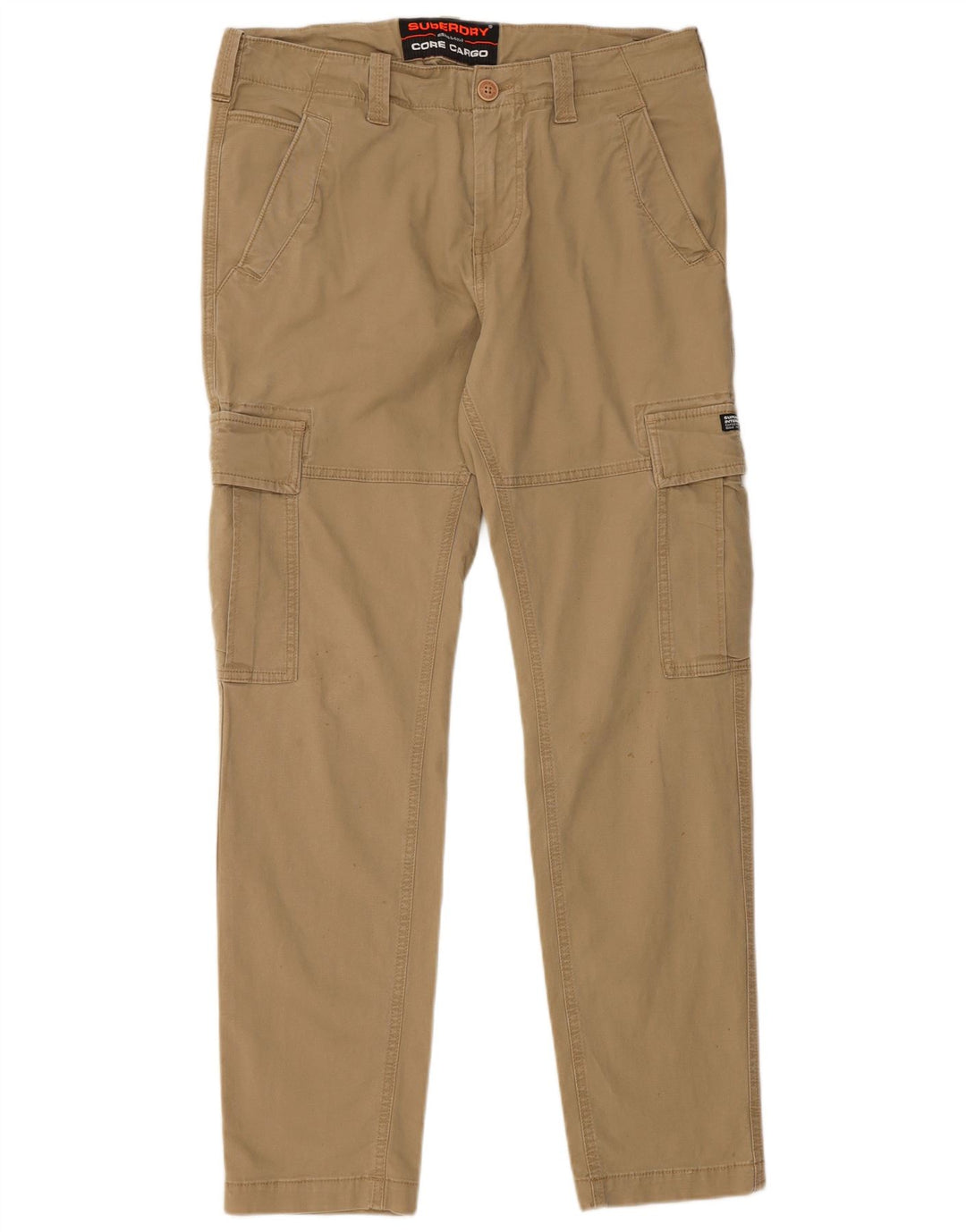SUPERDRY Slim Cargo Bukser til mænd W32 L32 Beige Bomuld