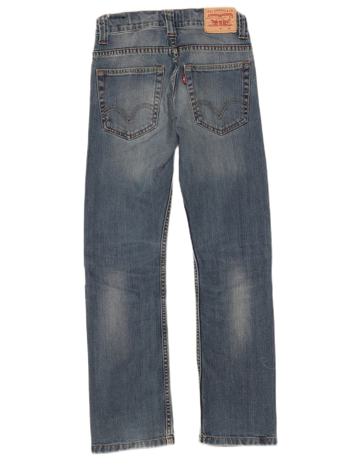 Levi's Boys Straight Jeans 9-10 år W24 L27 Blå Bomuld