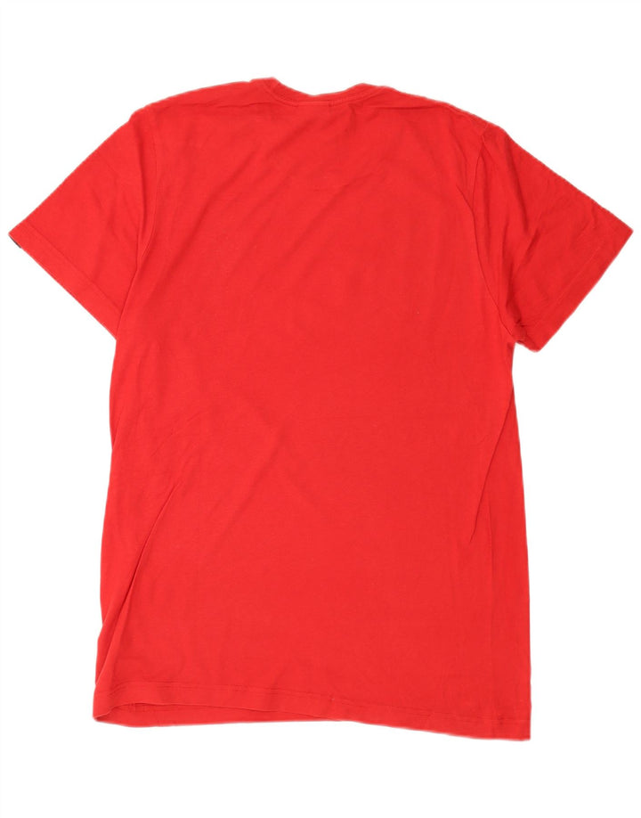 Adidas Herre grafisk T-shirt top lille rød bomuld