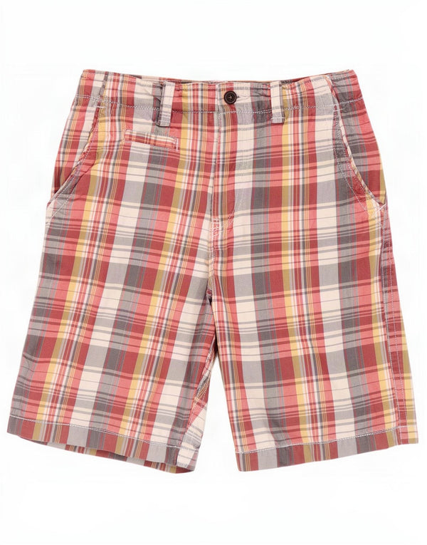 Gap Boys Casual Shorts 12-13 år XL W28 Flerfarvet ternet bomuld
