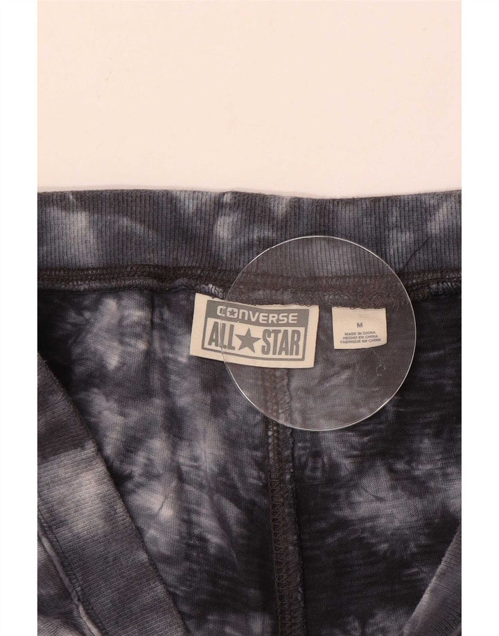 Converse Womens Leggings UK 14 Medium Black Tie Dye