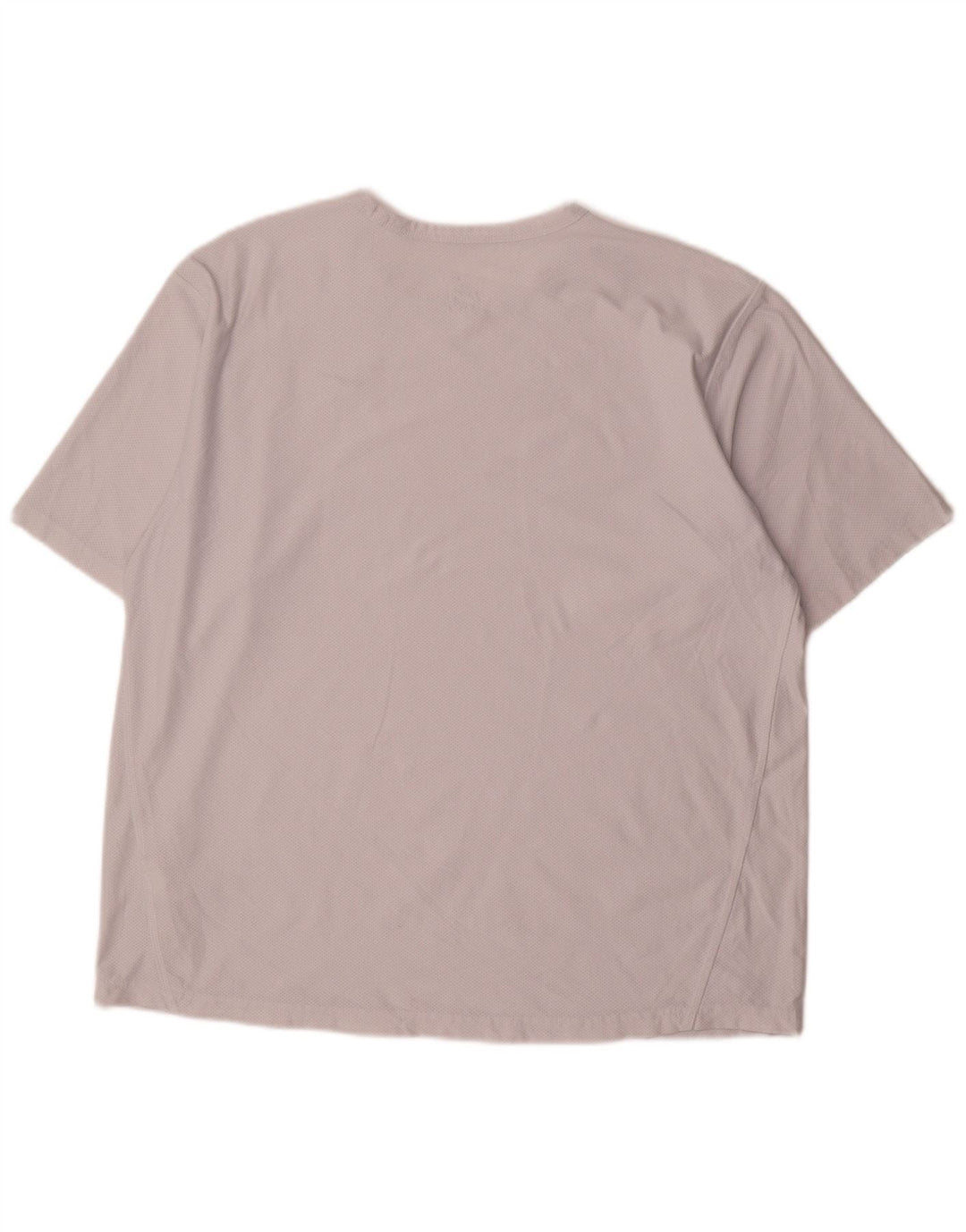 Nike Herre Dri Fit T-Shirt Top UK 42/44 Stor hvid polyester
