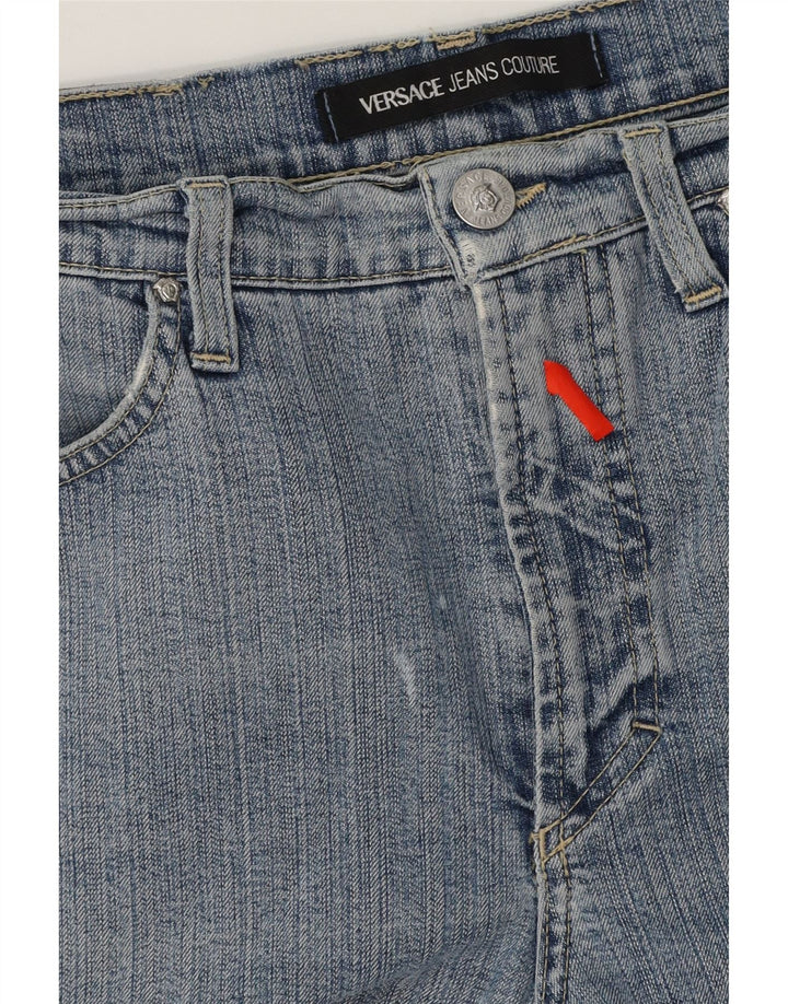 VERSACE Womens Straight Jeans W30 L32 Blue Cotton Vintage Versace and Second-Hand Versace from Messina Hembry 