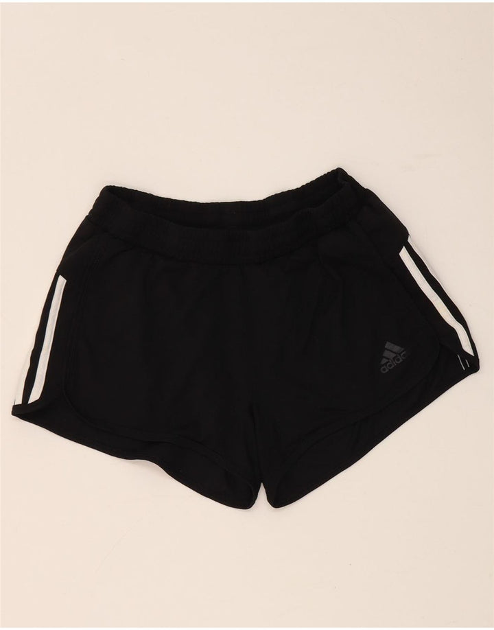 Adidas Dame Climalite Sports Shorts UK 8/10 Small Black Polyester