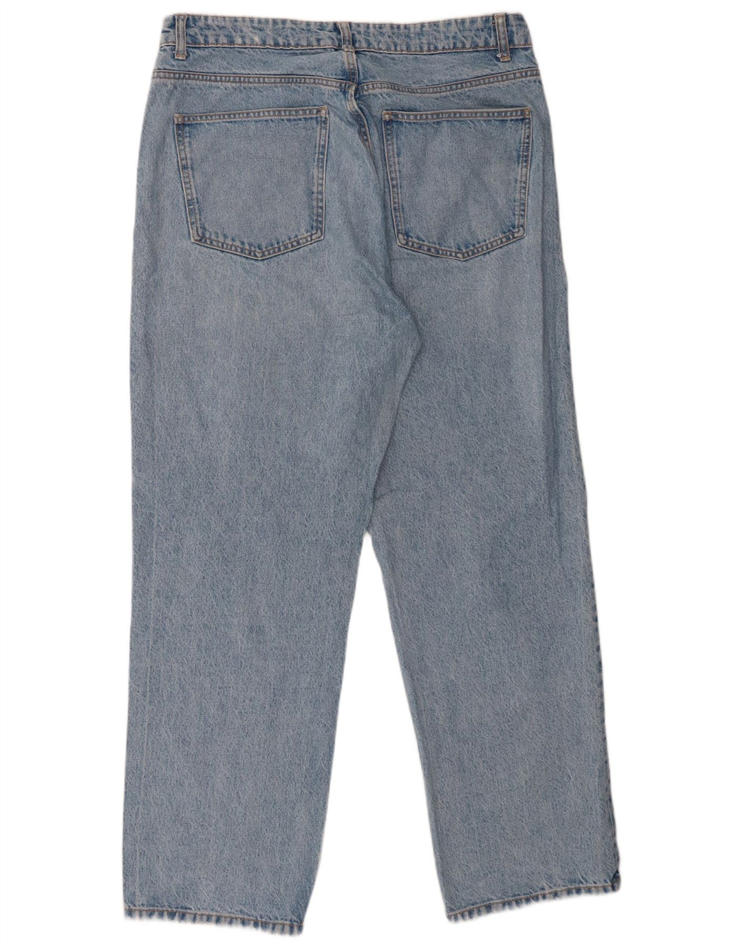 Zara Dame Straight Jeans EU 46 XL W36 L29 Blå