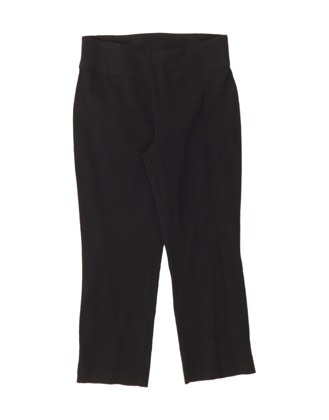 IZOD Womens Straight Capri Trousers US 4 Small W28 L22 Black Rayon Vintage Izod and Second-Hand Izod from Messina Hembry 