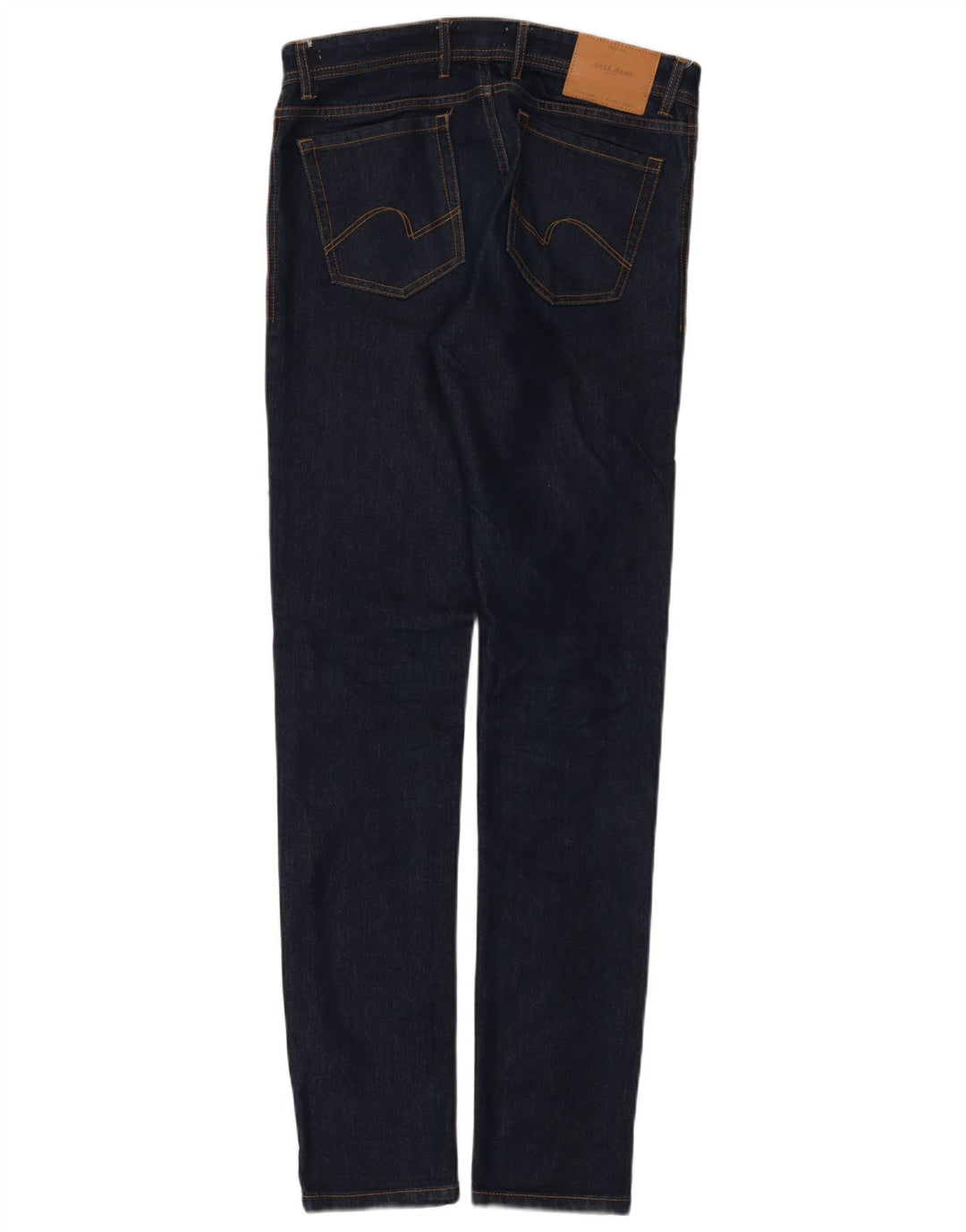 Jules Slim Jeans til mænd W38 L34 Marineblå bomuld