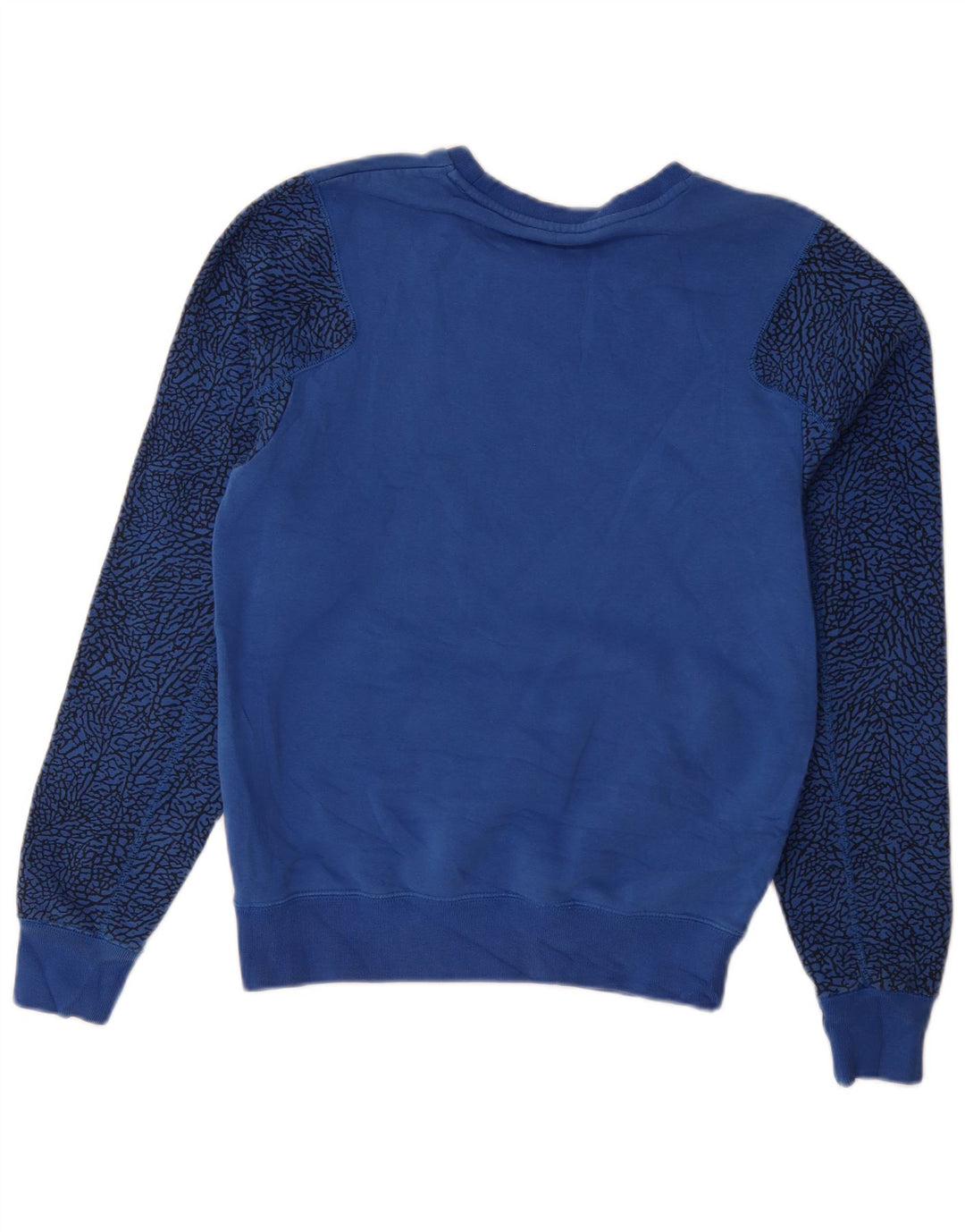 Jordan sweatshirt med abstrakt mønster til mænd, lille blå bomuld