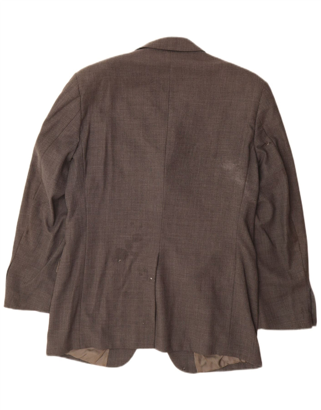 Marks & Spencer Herre 3-knaps blazerjakke UK 38 Medium Grey New Wool