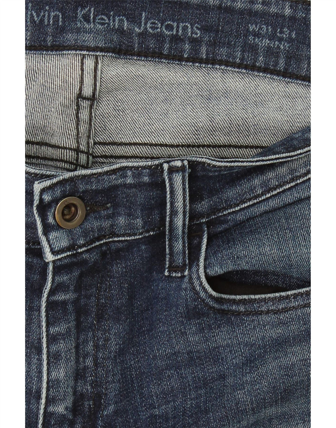 CALVIN KLEIN Womens Skinny Jeans W31 L31 Blue Vintage Calvin Klein and Second-Hand Calvin Klein from Messina Hembry 