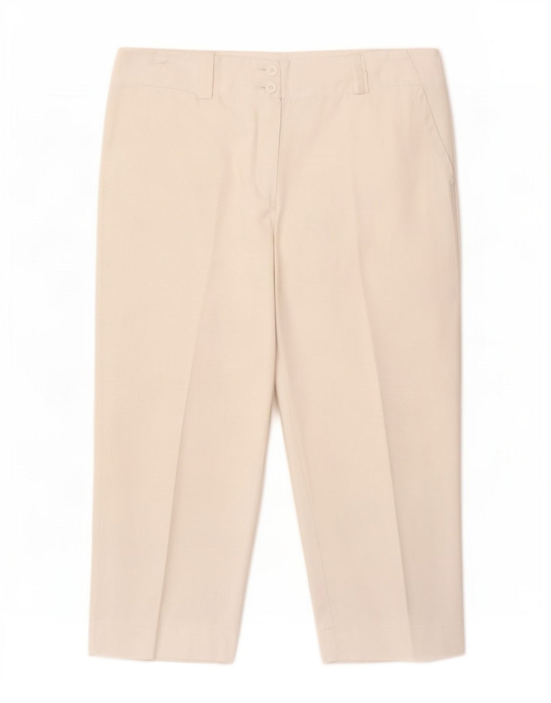 Nike Dame Dri Fit Capri Bukser UK 14 Medium W32 L22 Hvid Polyester