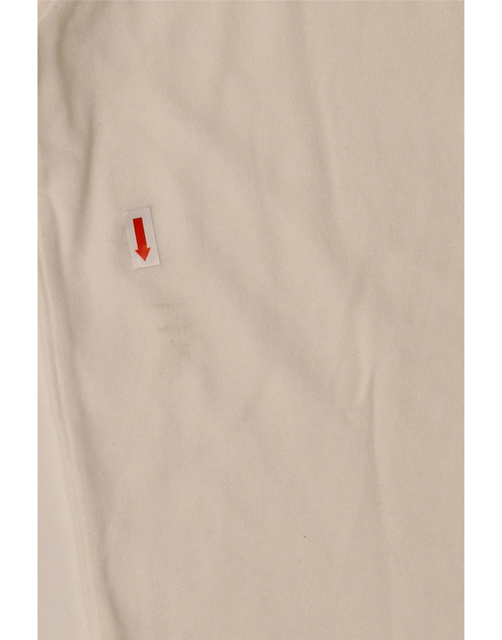 FRED PERRY Pige Polo Shirt 11-12 År Stor Hvid Bomuld