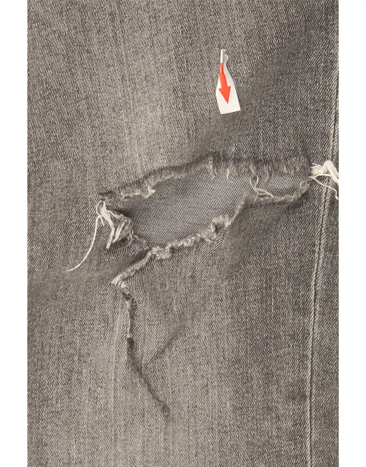 JACK & JONES Distressed Slim Jeans til mænd W30 L30 Grå Bomuld
