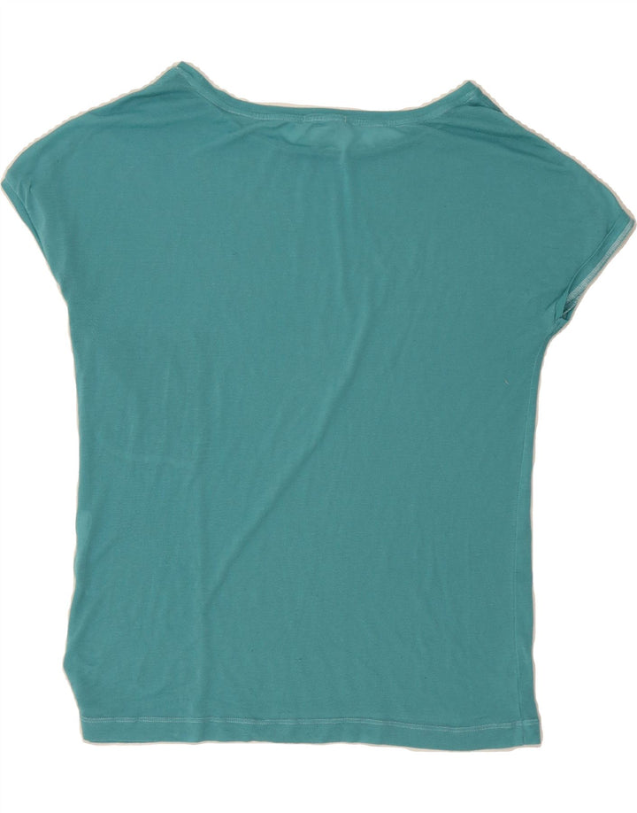 LEVI'S Womens T-Shirt Top UK 14 Medium Turquoise Vintage Levi's and Second-Hand Levi's from Messina Hembry 