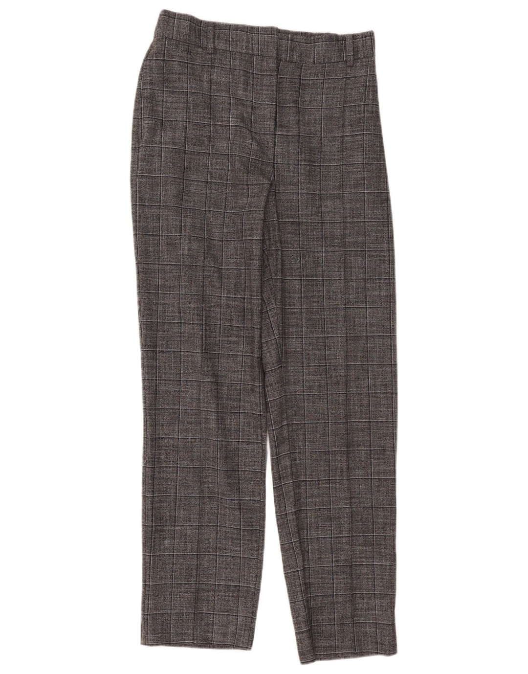 Marks & Spencer Chinobukser til kvinder UK 12 Medium W30 L30 Grå ternet
