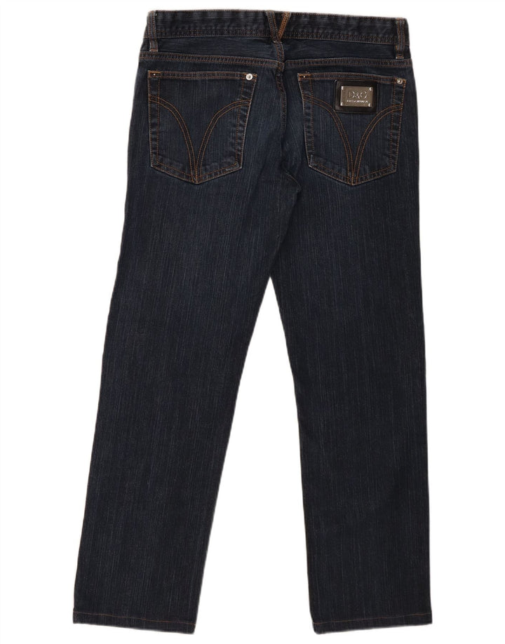 Dolce & Gabbana Straight Jeans til mænd W33 L28 Marineblå