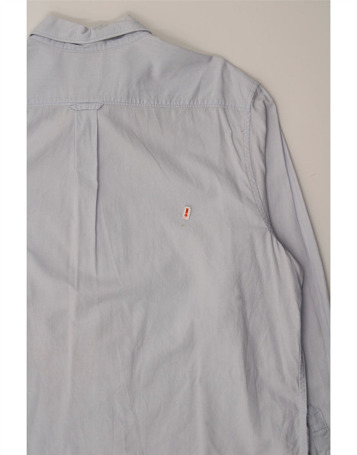 TIMBERLAND Mens Regular Fit Shirt XL Blue Cotton Vintage Timberland and Second-Hand Timberland from Messina Hembry 