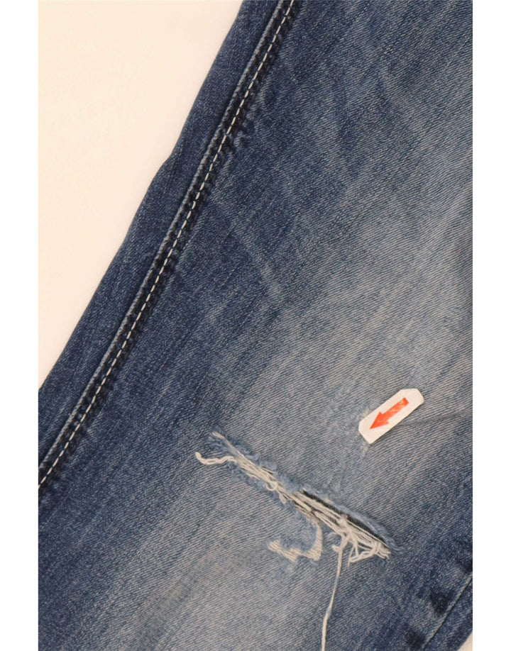 Gas Herre Slim Jeans W36 L34 Blå Bomuld